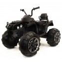 EL ATV Black til børn 12V med gummihjul