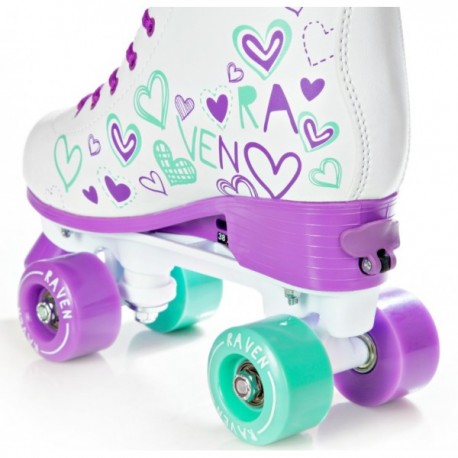 Raven Trista Side By side rulleskøjte Læder