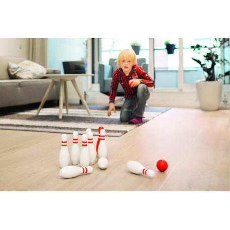 Bowlingsæt i træ
