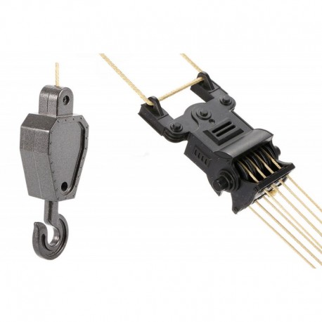 Fjernstyret kran med lys og lyd