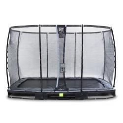 EXIT 'Elegant Premium' - Nedgravet firkantet trampolin - Sort