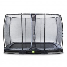 EXIT 'Elegant Premium' - Ground level firkantet trampolin - Sort