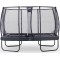 Elegant Premium firkantet trampolin - Sort (EXIT)