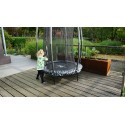 EXIT Tiggy Junior trampolin ø 140 cm (sort/grå)
