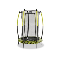 EXIT Tiggy Junior trampolin ø 140 cm (sort/grøn)