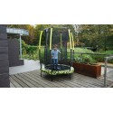 EXIT Tiggy Junior trampolin ø 140 cm (sort/grøn)