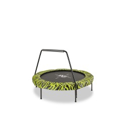 EXIT Tiggy Junior trampolin med barre ø 140 cm (sort/grøn)