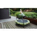 EXIT Tiggy Junior trampolin med barre ø 140 cm (sort/grøn)