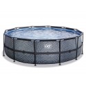 EXIT Wood pool ø4,5m med sandfilterpumpe EXIT Wood pool ø4,5m med sandfilterpumpe