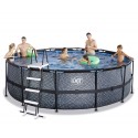 EXIT Wood pool ø4,5m med sandfilterpumpe EXIT Wood pool ø4,5m med sandfilterpumpe