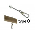 Krog - 10 cm ophængskrog til gynger Krog - 10 cm ophængskrog til gynger