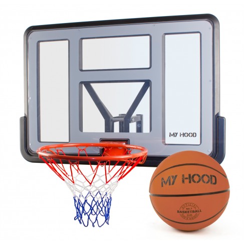 My Hood basketkurv Pro på plade - inkl. bold