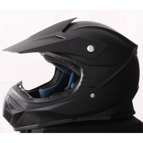 Crosserhjelm til børn - Sort