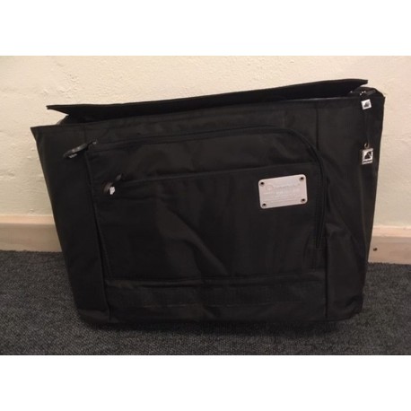 Computer/skole skuldertaske - sort