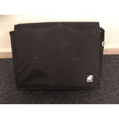 Computer/skole skuldertaske - sort