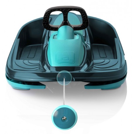 Nimbus Bobslæde med Rat - Titan Blue