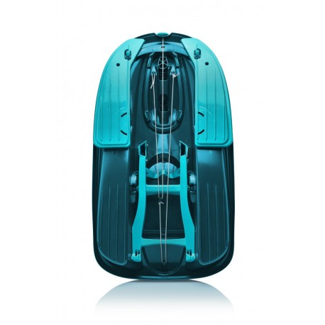 Nimbus Bobslæde med Rat - Titan Blue