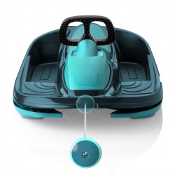 Nimbus Bobslæde med Rat - Ice Blue 2