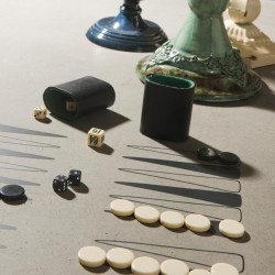 Backgammon m. spillebrikker - STICKERS DELUXE 2
