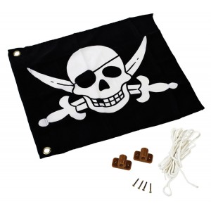 Pirat flag til flagstang