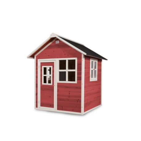 Loft 100 legehus (EXIT) Rød Med gulv