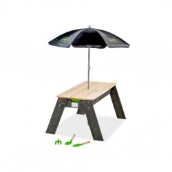 EXIT Aksent sand & vand bord med parasol og haveredskaber 2