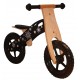 Løbecykel af træ - sort