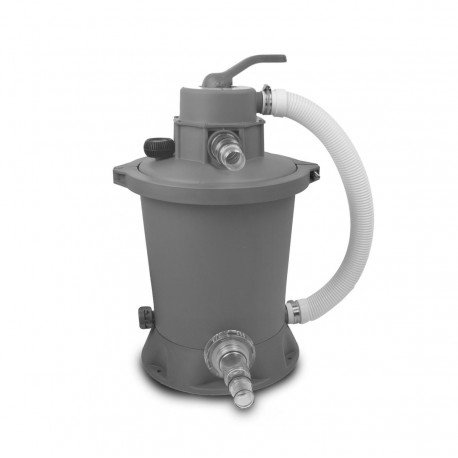 Stone pool ø360x122cm med sandfilterpumpe - EXIT