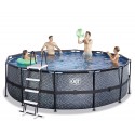 EXIT Wood pool ø4,5m med filterpumpe