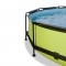 EXIT Lime pool Ø300x76cm. med filterpumpe