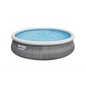 Bestway Fast Set Pool Rattan Sæt 457 x 107 cm Bestway Fast Set Pool Rattan Sæt 457 x 107 cm