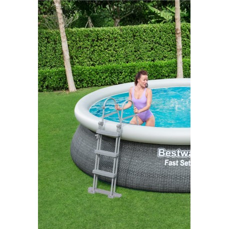 Bestway Fast Set Pool Rattan Sæt 457 x 107 cm