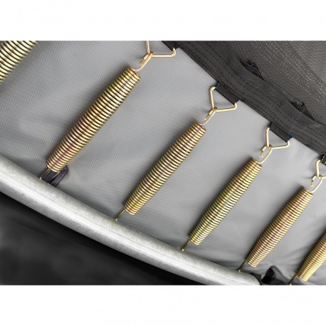 EXIT Elegant Premium nedgravet trampolin ø366cm med Deluxe sikkerhedsnet - sort