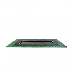 EXIT Dynamic trampolin i jordniveau 244x427cm med Freezone sikkerhedsfliser 2