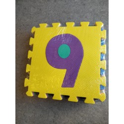 Skumpuslespil til gulv med tal 2