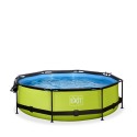 EXIT Lime pool ø300x76cm med filterpumpe og poolskærm - limegrøn EXIT Lime pool ø300x76cm med filterpumpe og poolskærm - limegrøn