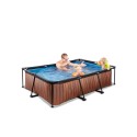 EXIT Wood pool 220x150x65cm med filterpumpe EXIT Wood pool 220x150x65cm med filterpumpe