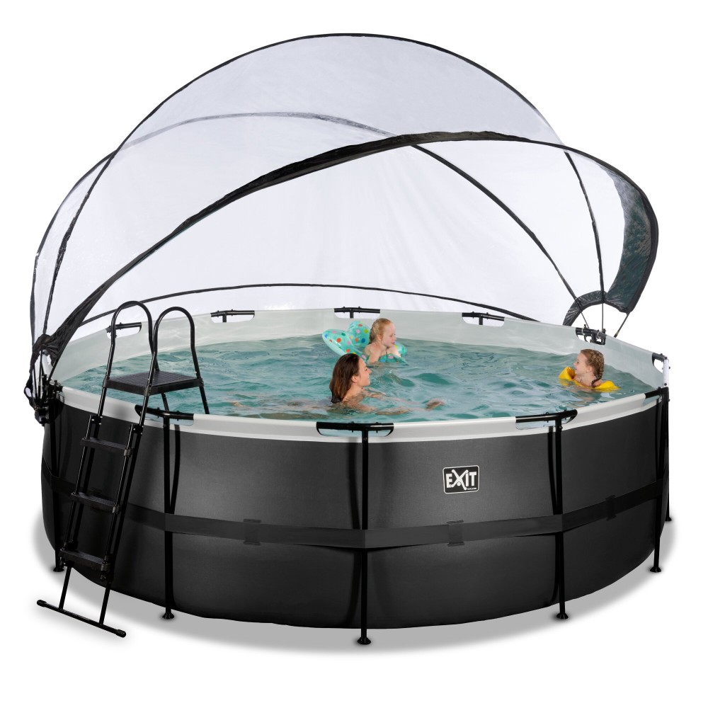 Pool and dome with kids