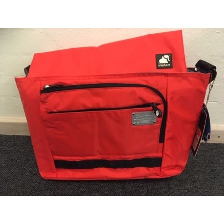 Computer/skole skuldertaske - rød