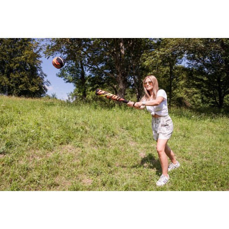 Baseball bat m/bold, blødt - Sunflex Sport