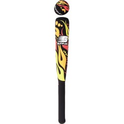 Baseball bat m/bold, blødt - Sunflex Sport