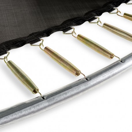 EXIT Allure Premium nedgravet firkantet trampolin - sort