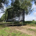 Etan Premium rund trampolin med sikkerhedsnet - grøn Etan Premium rund trampolin med sikkerhedsnet - grøn