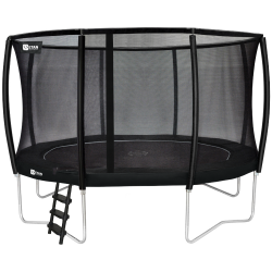 Etan Premium rund trampolin med sikkerhedsnet - sort