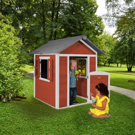 Sunny Lodge legehus - Scandinavian Red