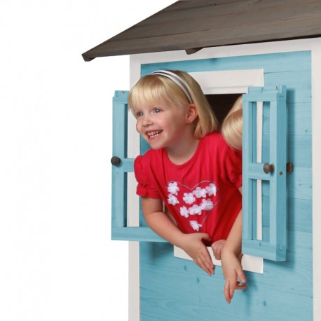 Sunny Lodge legehus - Caribien Blue