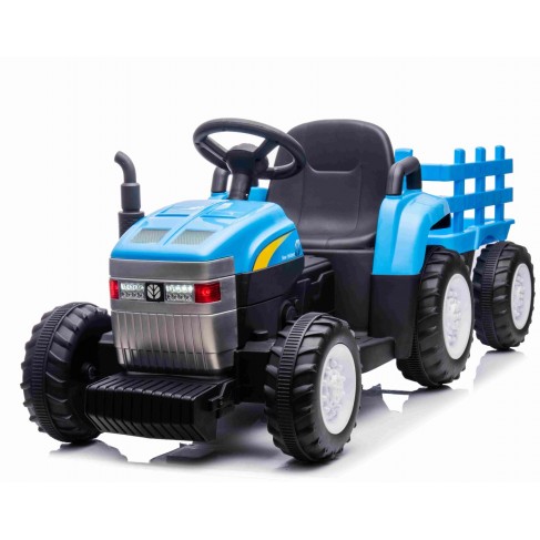 NEW HOLLAND T7 EL Traktor med anhænger