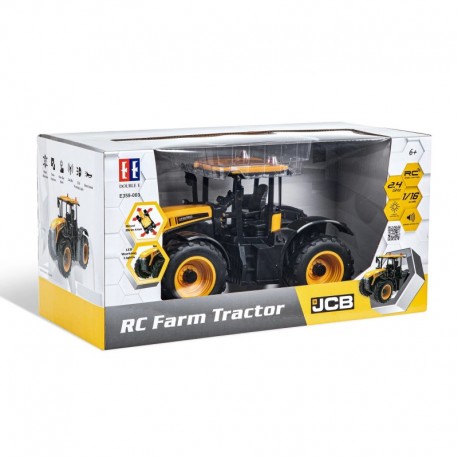 Stor JCB fjernstyret traktor med lys og lyd
