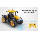 Stor JCB fjernstyret traktor med lys og lyd Stor JCB fjernstyret traktor med lys og lyd