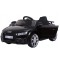 Audi TT RS elbill til børn 12V m/gummihjul og 2.4G fjernbetjening, sort